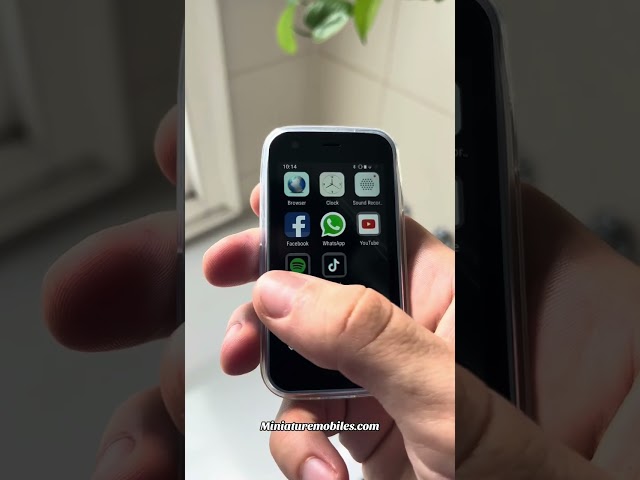 The Mini Iphone Running on Android!  #mini #miniphone #smartphone
