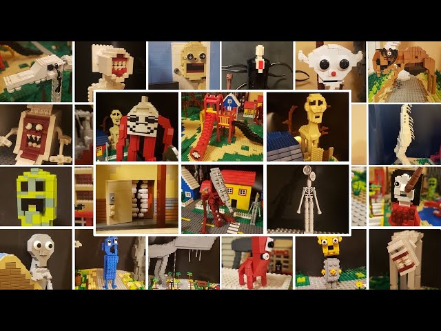 All LEGO TREVOR HENDERSON creatures | Trevor Henderson’s Creepy World Compilation! 1,2,3,4 & 5