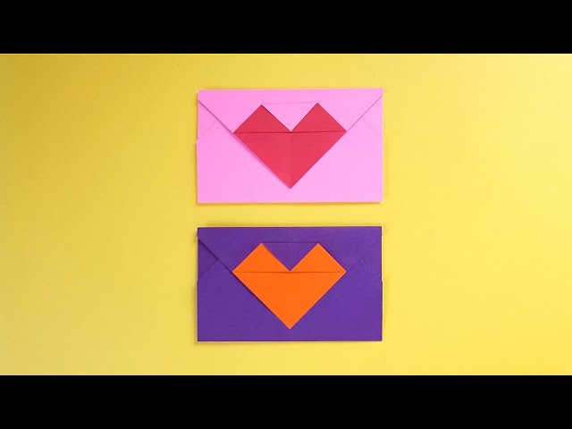 [EASY] Heart Envelope Origami