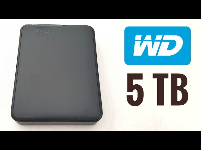 WD Elements 5TB HDD vs Samsung T5 SSD Hard Drive Western Digital Review Speed Test