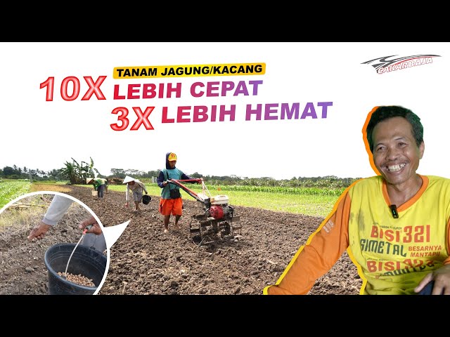 Petani Kebumen Temukan Metode Tercepat Tanam Jagung / Kacang Tanah | Cakar Baja