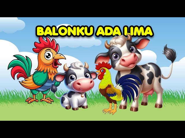 Balonku 🎈💚🎈 Lagu Anak Indonesia Balita