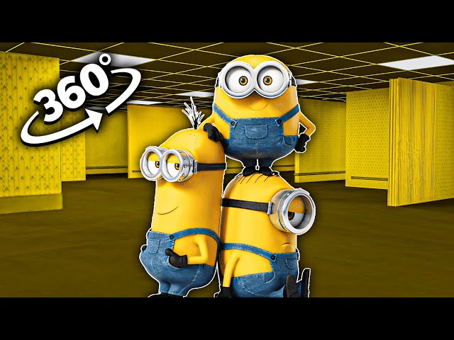 Minions in Backrooms | 360° Video VR | 8K |