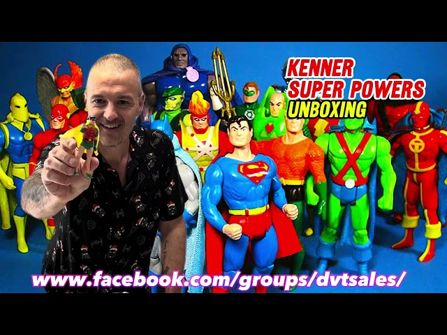 JAW-DROPPING KENNER Super Powers Figures Unboxed #vintagetoys