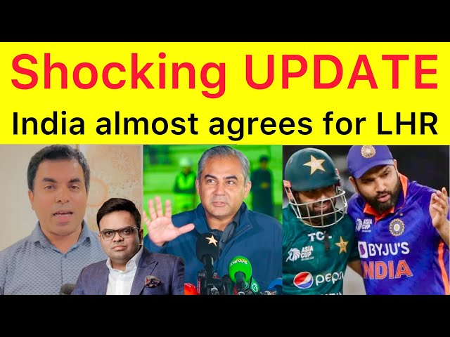 SHOCKING DEVELOPMENT 🛑 India almost agrees to play IND-PAK game in Lahore, other games on hybrid