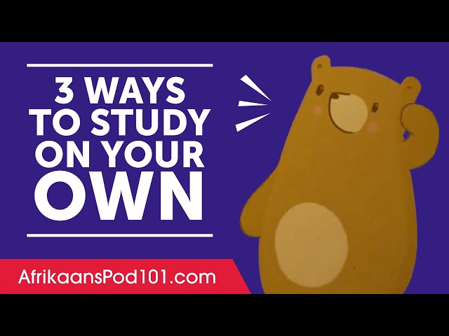 3 Ways to Study Afrikaans on Your Own