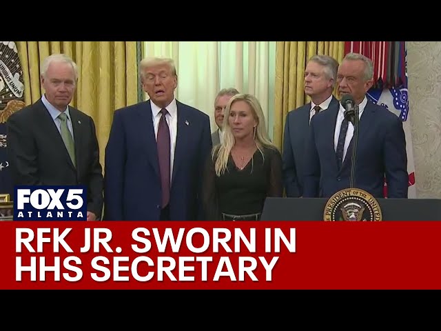 RFK Jr. sworn in as HHS secretary by Trump | FOX 5 News