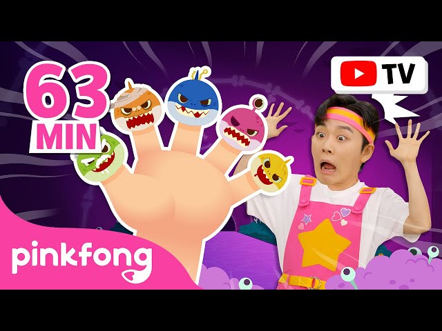 [✨NEW] Zombie Shark Finger Family + 🏆BEST Hoi Songs🏆 | Zombies and Monsters | Official Pinkfong