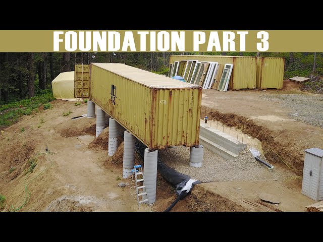 FOUNDATION PART 3: Ledger, Sonotubes, & 2nd Pour — CONTAINER HOUSE BUILD - Ep. 5