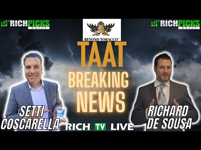 TAAT GLOBAL ALTERNATIVES CEO SETTI COSCARELLA (TAAT, TOBAF, 2TP) - RICH TV LIVE