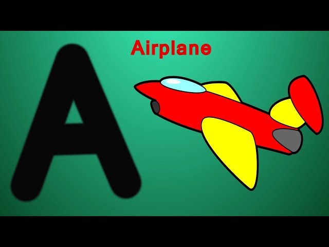 Abc Phonics Song with TWO Words - A For Apple - Alphabet Songs for Children