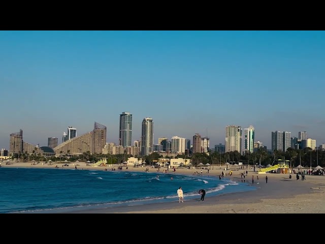 Relaxing Waves & Ocean Vibes | Dubai UAE 🇦🇪