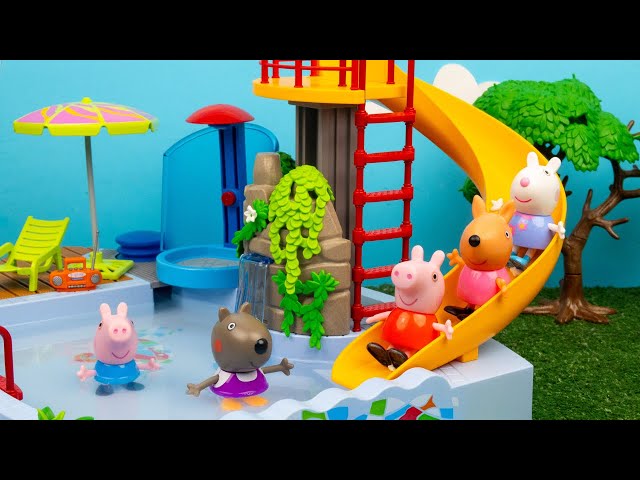 PEPPA PIG Va al Parque Acuático | Juguetes de Peppa Pig para niños