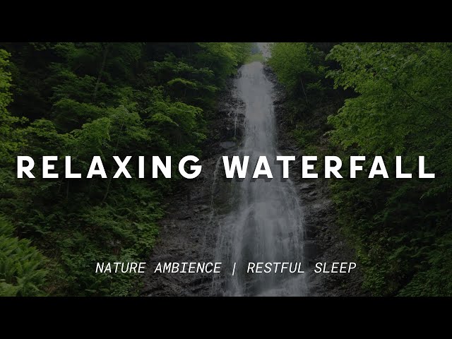 3 Hour Relaxing Waterfall Sounds | Nature Ambience for Sleep & Meditation