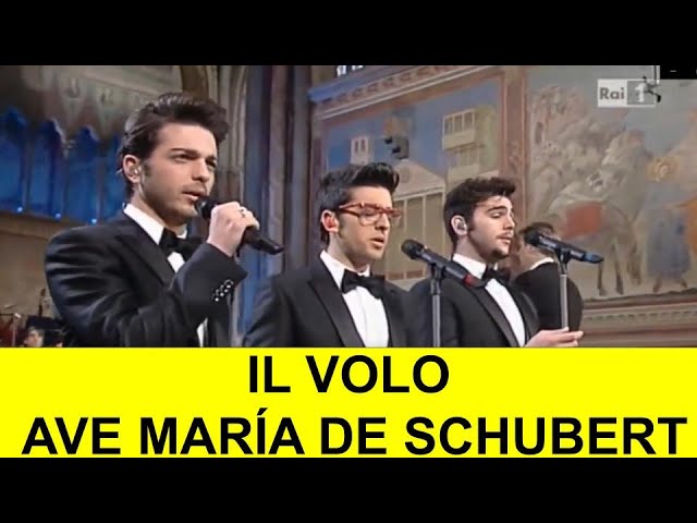 AVE MARIA  IL VOLO. Canción muy hermosa. Con reseña de la obra.EXCELENTE INTERPRETACIÓN.  .