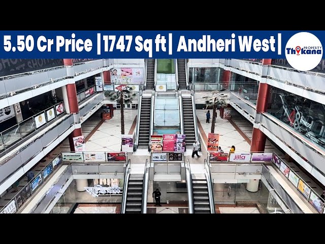 Pre Leased Property For Sell | 5.50 Cr Price  | 1747 Sq ft | Rent | Andheri West |