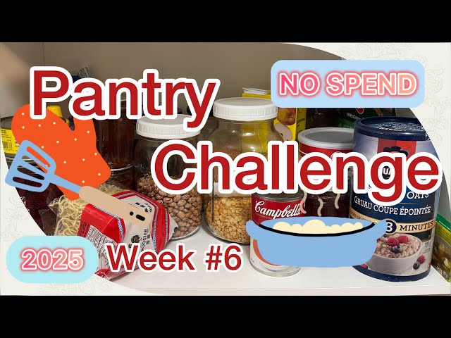 NO SPEND Pantry Challenge 2025 Week #6 - Eggs and Pineapple 🥚🍍