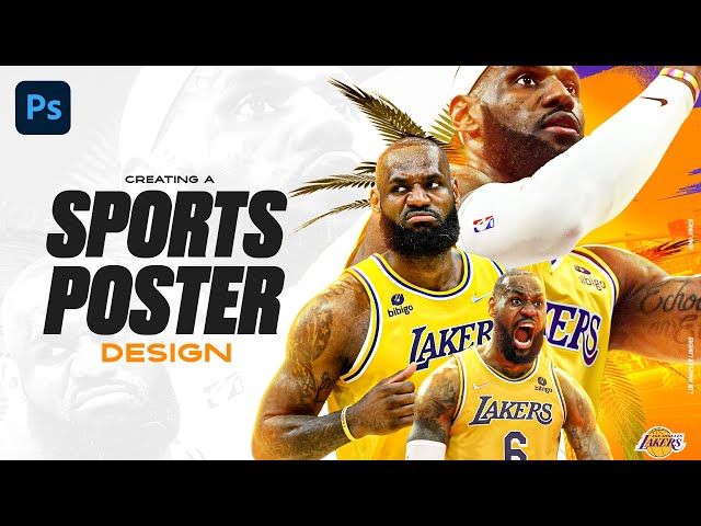 Creating a Sports Design Poster | Photoshop Tutorial - Let's Create EP1