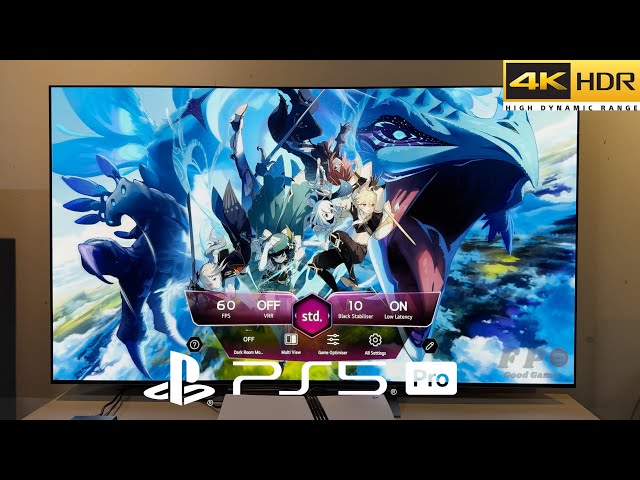 Genshin Impact PS5 Pro Gameplay With LG Oled TV 4K (FPS Test)