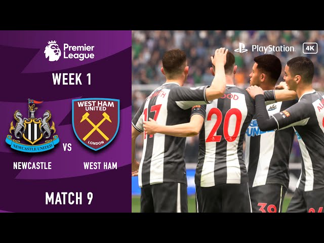 Newcastle Utd vs West Ham | Premier League 2022/23 | FIFA 22 Gameplay