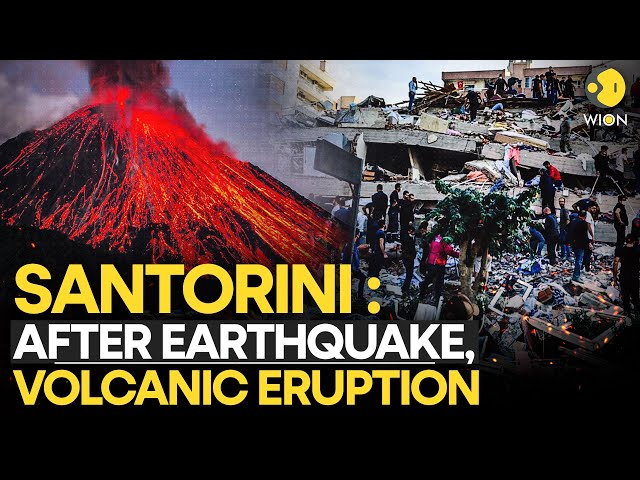 Santorini Earthquakes LIVE: After 200 Earthquakes, Now Volcanic Eruption in Greece? | WION LIVE