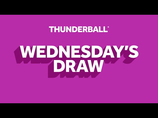 The National Lottery Thunderball draw results from Wednesday 15 January 2025