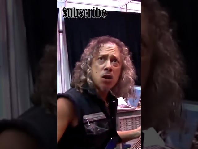 Pissed off Kirk Hammett： Where is   !？! #ridethelightning  #metallica #stanger  #kirkhammet  #shorts