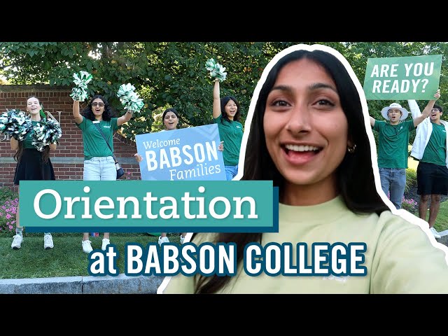 2024 New Student Orientation at Babson College! #BabsonUnscripted