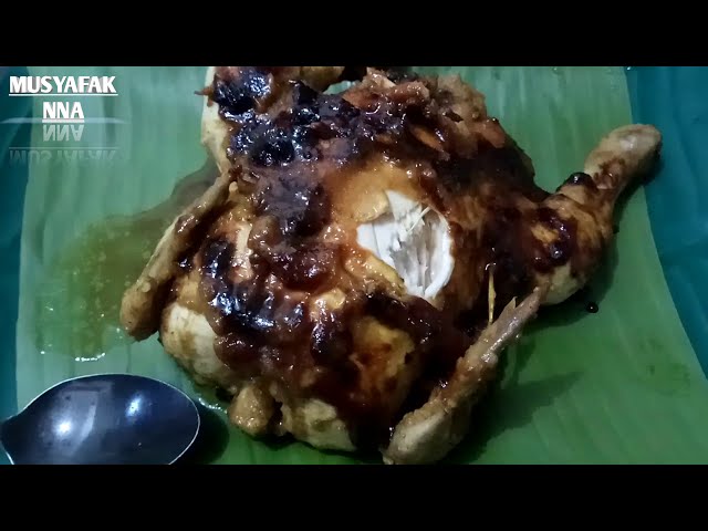 Makan besar ayam panggang madu