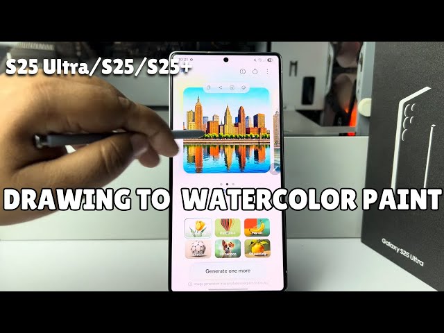 Galaxy S25/ S25+/ S25 Ultra: How to Turn Your Drawing to a Watercolor Painting Samsung