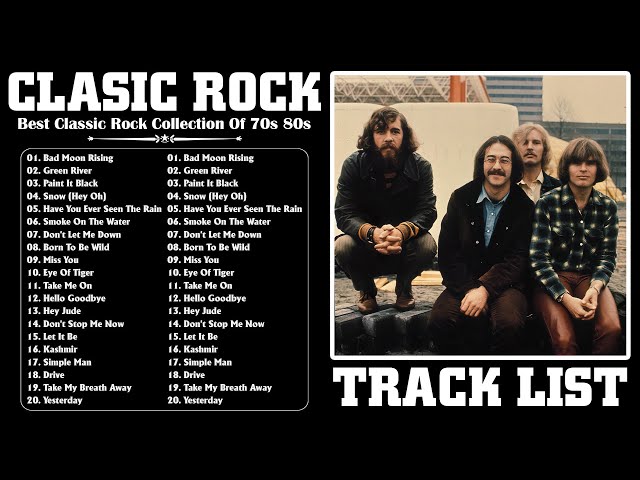 Classic Rock - Best Classic Rock Collection Of All Time 70s 80s | Greatest Hits Classic Rock Song