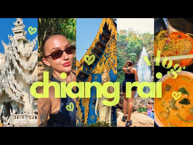 exploring chiang rai! temples, DIY ramen, hidden gem waterfall, rooftop bars & viper snakes?! vlog.