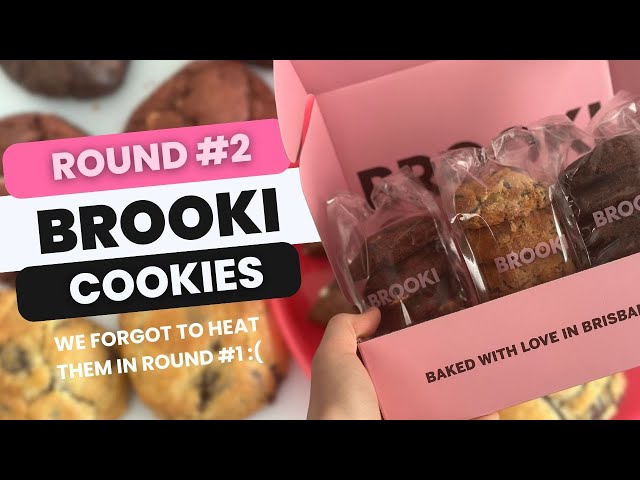 We tried Brooki Bakehouse Red Velvet Cookies! Don't forget to reheat them ;)