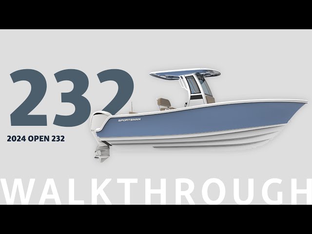 Open 232 Center Console - 2024 Walkthrough #boatwalkthrough #newboat