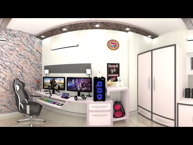 3D 360 Degree Triggered Insaan Room Tour | Triggered Insaan Setup Tour | 3D VR 360 Degree Video