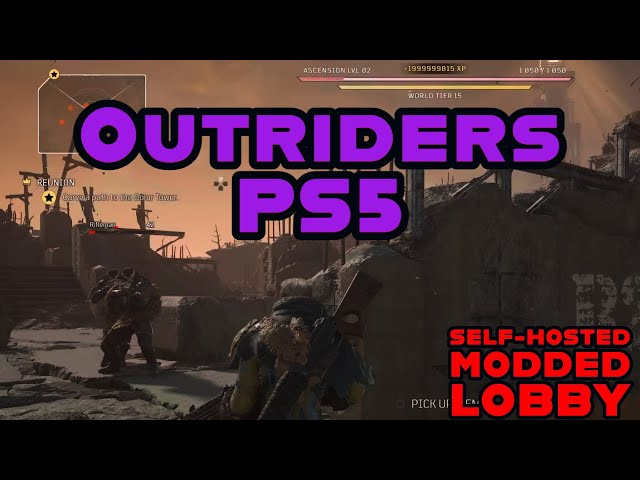 OUTRIDERS PS5: Self-Hosted Modded Lobby |Level 50|God Mode|Legendary & Rare/Epic Drops #outriders