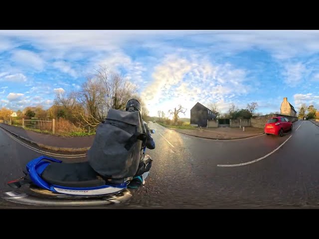 360°  Morning Commute to Grantchester 14/01/25