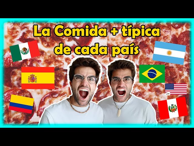 ¡La Comida más típica de cada país! 🍕