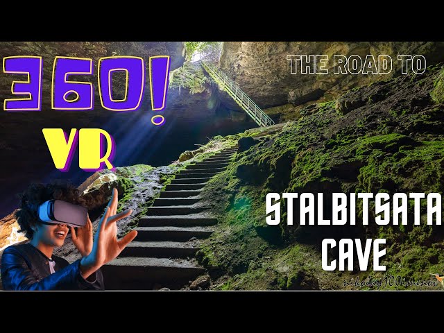 360 VR walk to the Stalbitsata Cave located near Karpachevo village in Lovech area, Bulgaria