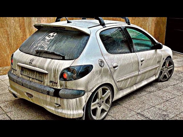 Cleaning the most famous PEUGEOT car! | washing the MUDDIEST car ever!!