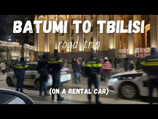 Batumi to Tbilisi on a beat up rental car (with my wife and poodle)