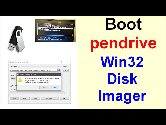 Como criar pendrive de boot com Win32 Disk Imager