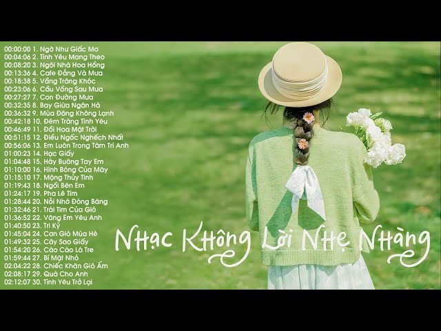 Nhạc Không Lời Nhẹ Nhàng, Sâu Lắng Thư Giãn Buổi Sáng - 30 Bản Nhạc Không Lời Guitar Thế Hệ 8x 9x