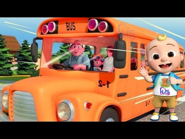 Wheels on the Bus | Nursery Rhyme | Fun Kids Songs & Videos | Sing Along!