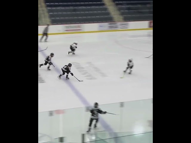 Haley dangles up the middle and fires this one through the middle #hockey #goals #sports