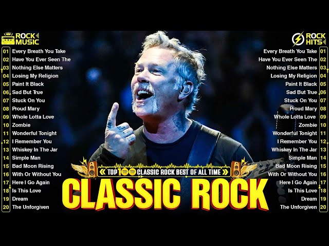 Classic Rock 70s 80s 90s Songs ⚡Pink Floyd, The Rolling Stones, ACDC, The Who, Black Sabbath