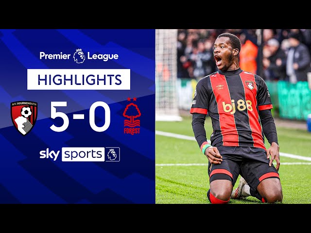 Ouattara hat-trick helps Cherries HAMMER Forest | Bournemouth 5-0 Nottingham Forest | EPL Highlights