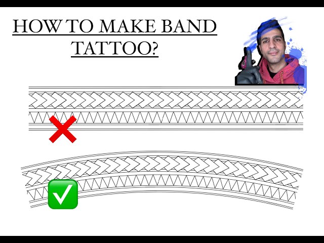 "Preparing Your Band Tattoo Design: Make Your Designs Bend-Ready" #tattoo