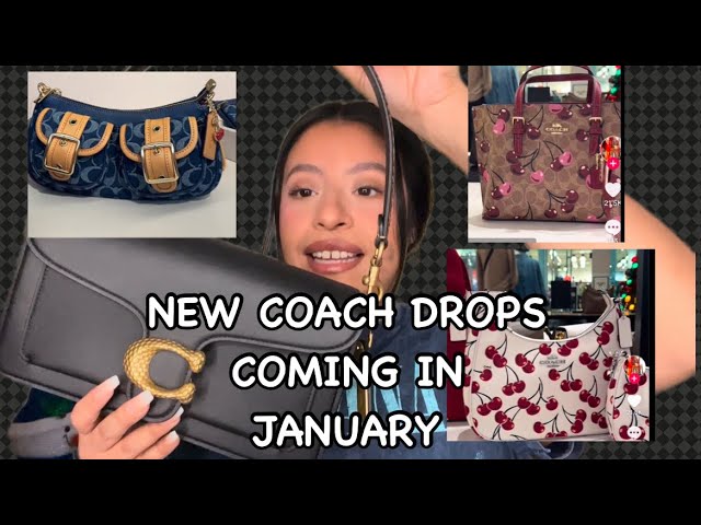 NEW COACH & OUTLET DROPS IN JANUARY! 😍 CHERRY & DENIM & SNAKE PRINT 🍒👖🐍