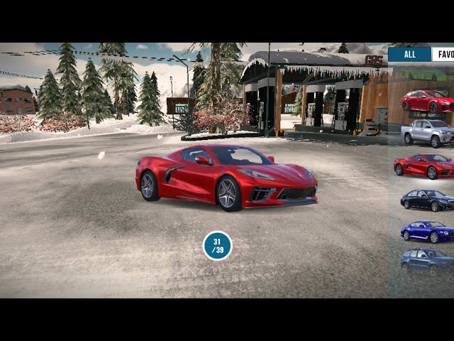 driving my corvette C8 in cpm 1